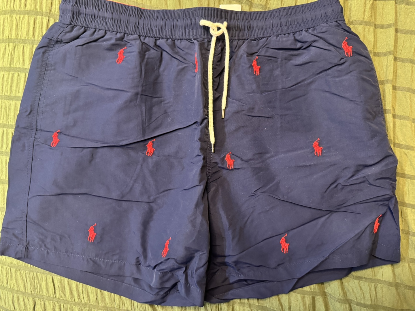 Polo Ralph Lauren Navy Blue Swim Trunks - photo 3
