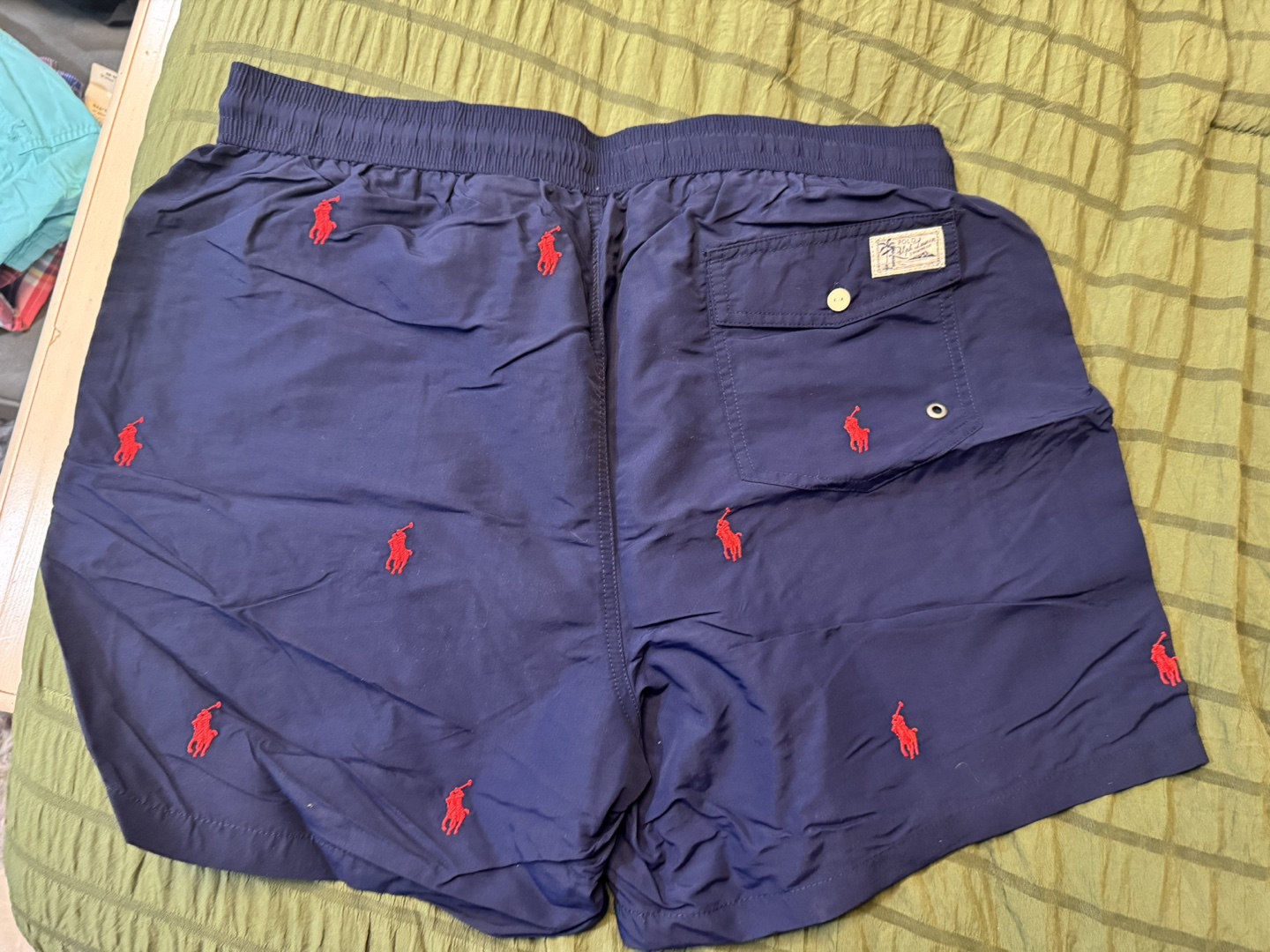 Polo Ralph Lauren Navy Blue Swim Trunks - photo 4