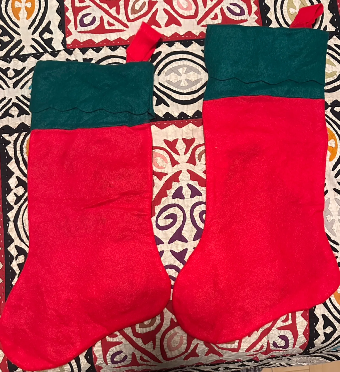 2 Personalized Christmas Stockings image indicator(2)