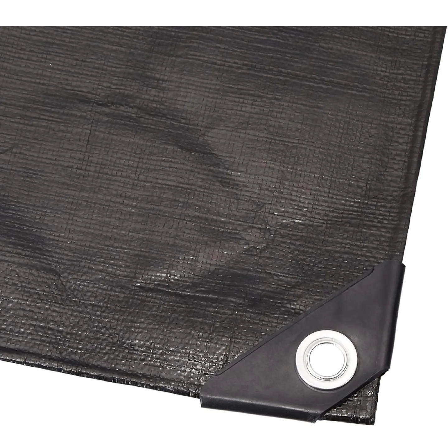 *Brand New* Heavy Duty Black Poly Tarp, 12 x 20 ft., 1-Pack image indicator(4)