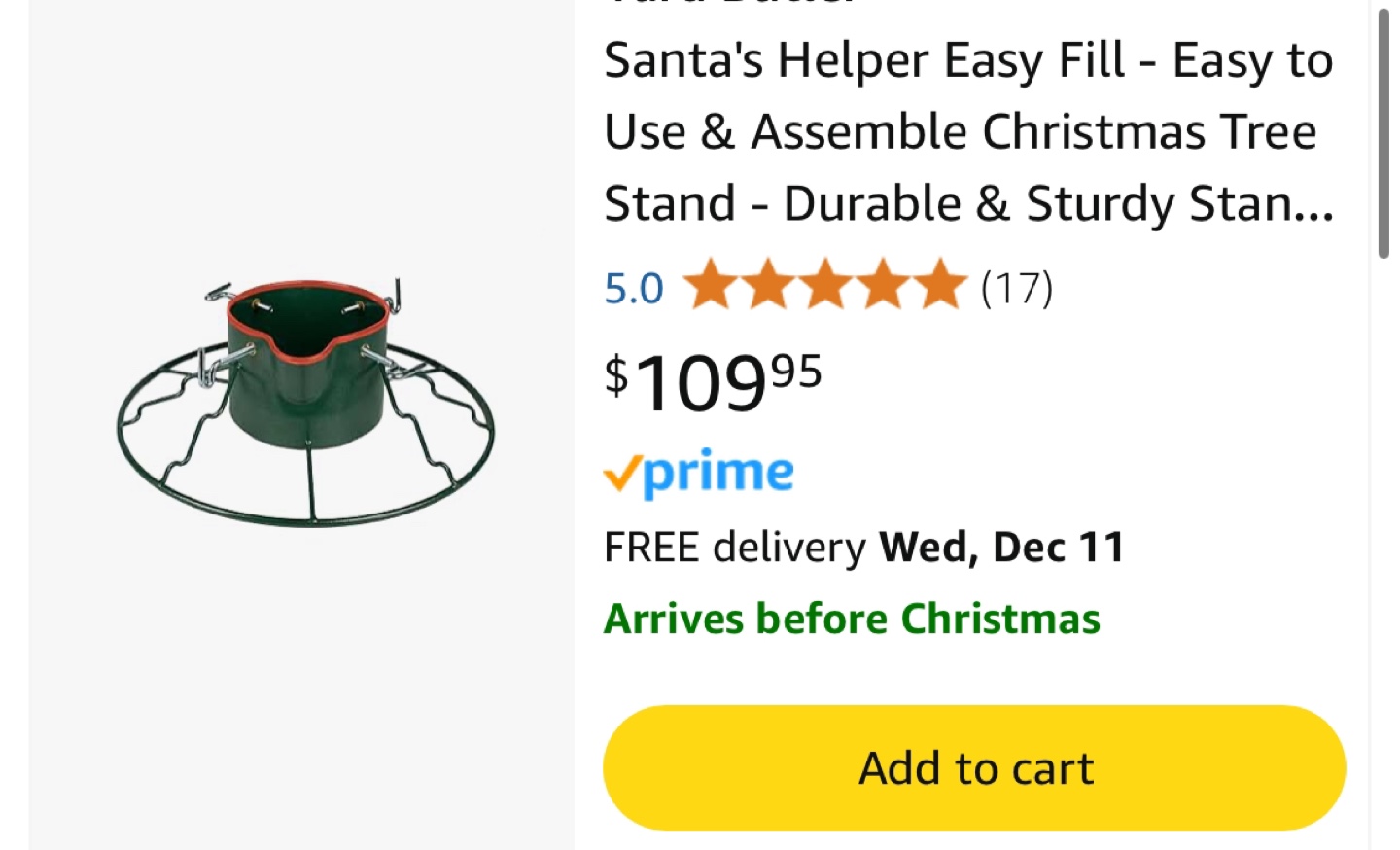 Christmas Tree Stand