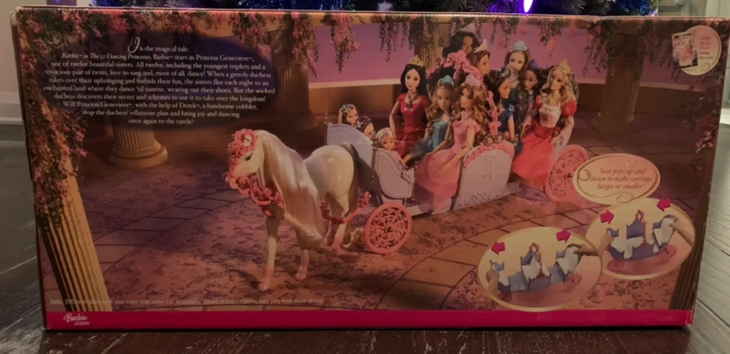 Vintage Barbie Horse/Carriage In The 12 Dancing Princesses image indicator(4)