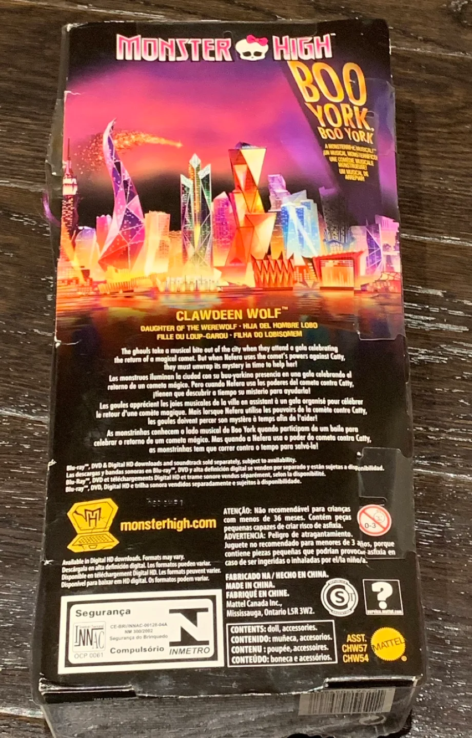 Monster High Clawdeen Wolf Boo York Doll image indicator(4)