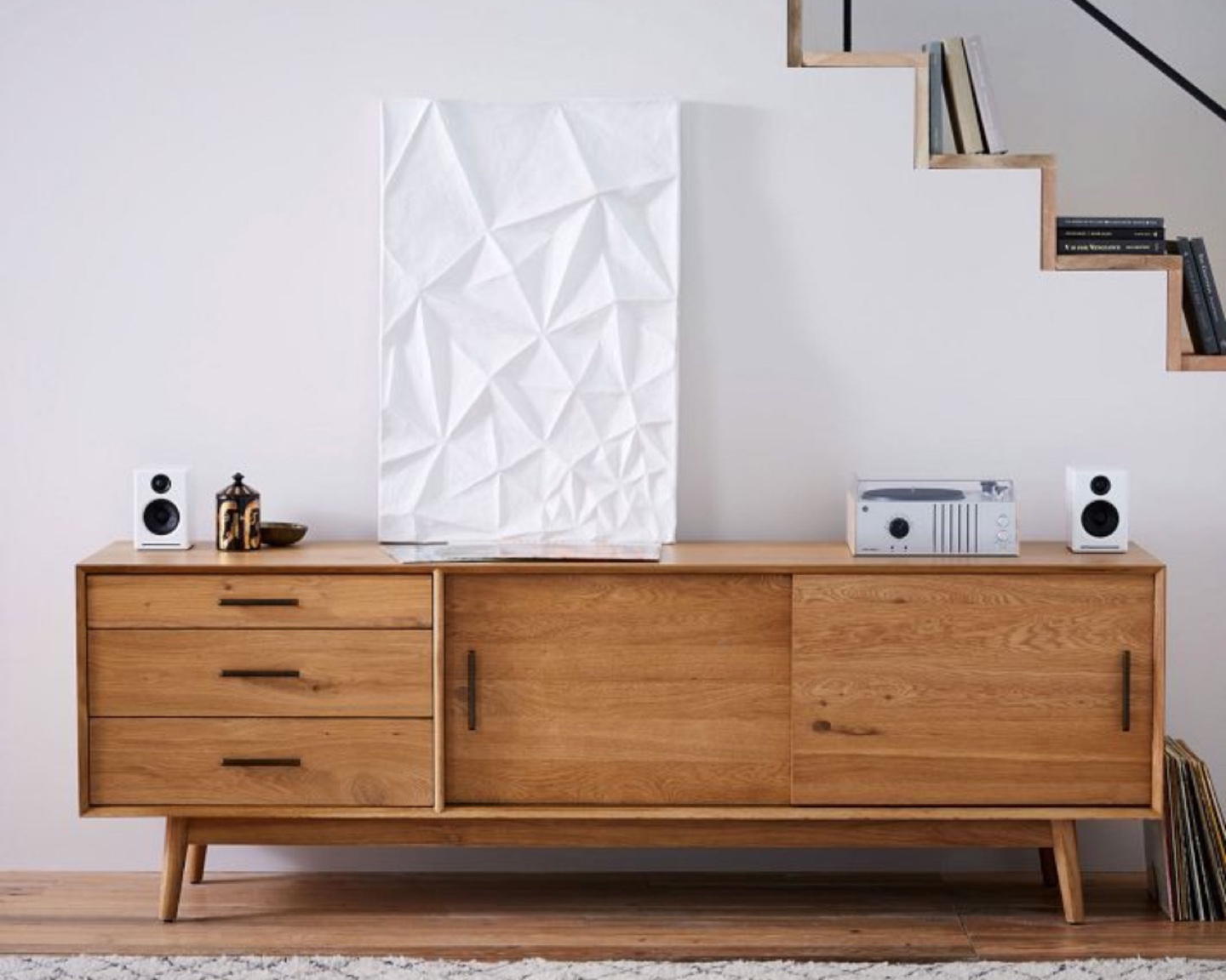 West Elm Mid Century Modern Media Console