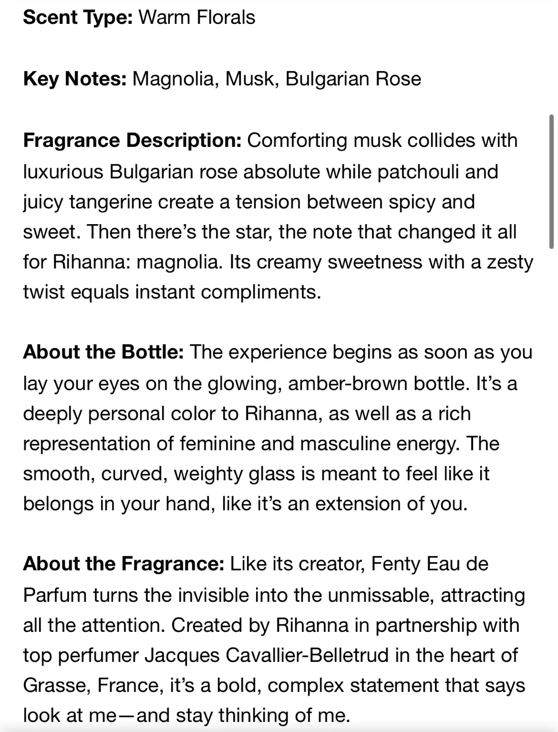 🍓REG $185 SEALED IN BOX! Rihanna Fenty Parfum Perfume Full Size image indicator(9)