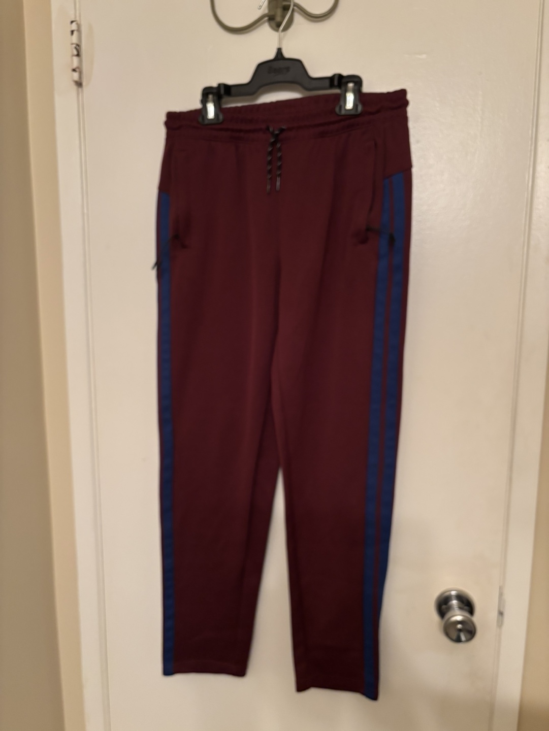 Old Navy Active Tracksuit - Burgundy with Blue Stripes - photo 4