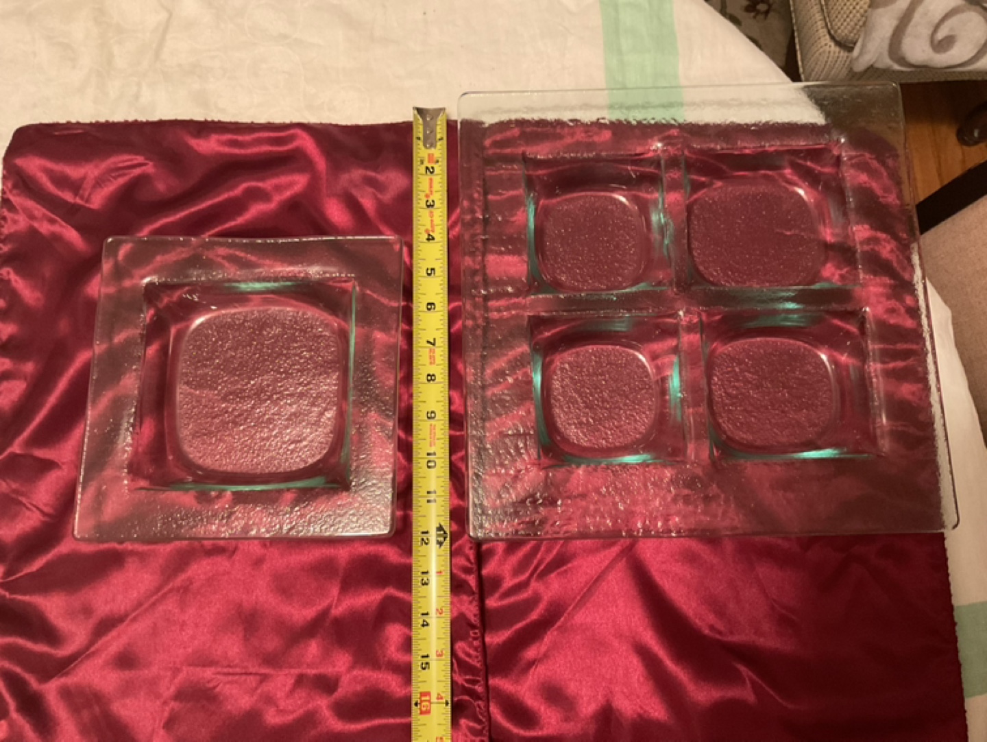 Set of 3 Glass Serving Dishes - photo 3