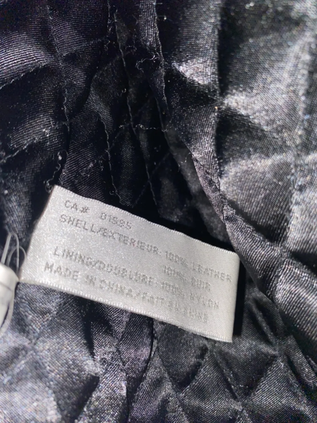 Fairweather Black Leather Jacket Size S/S image indicator(3)