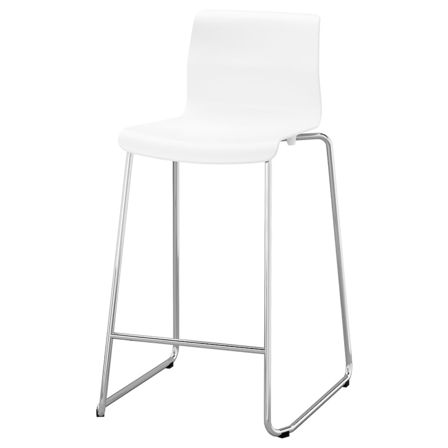 Two White Counter Stools