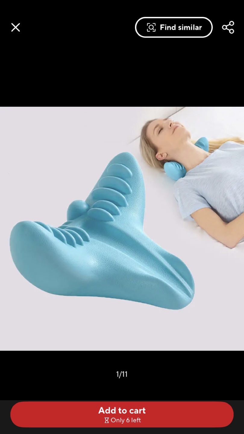 “New” - Cervical Ergonomic Traction Neck Pillow