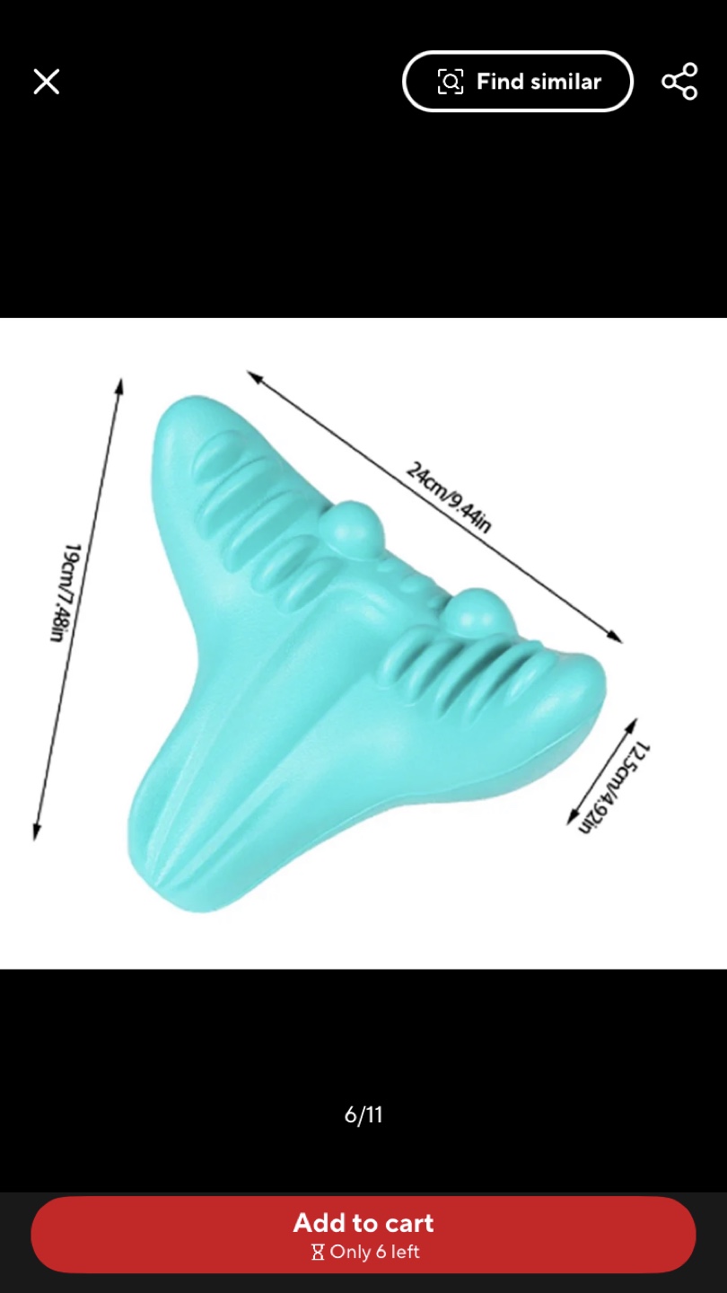 “New” - Cervical Ergonomic Traction Neck Pillow - photo 4