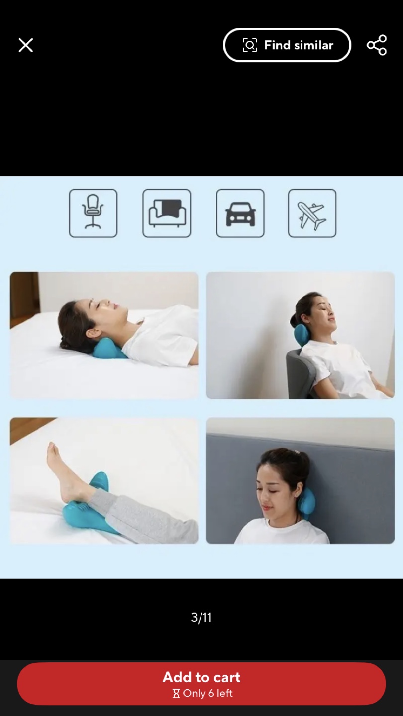 “New” - Cervical Ergonomic Traction Neck Pillow - photo 3