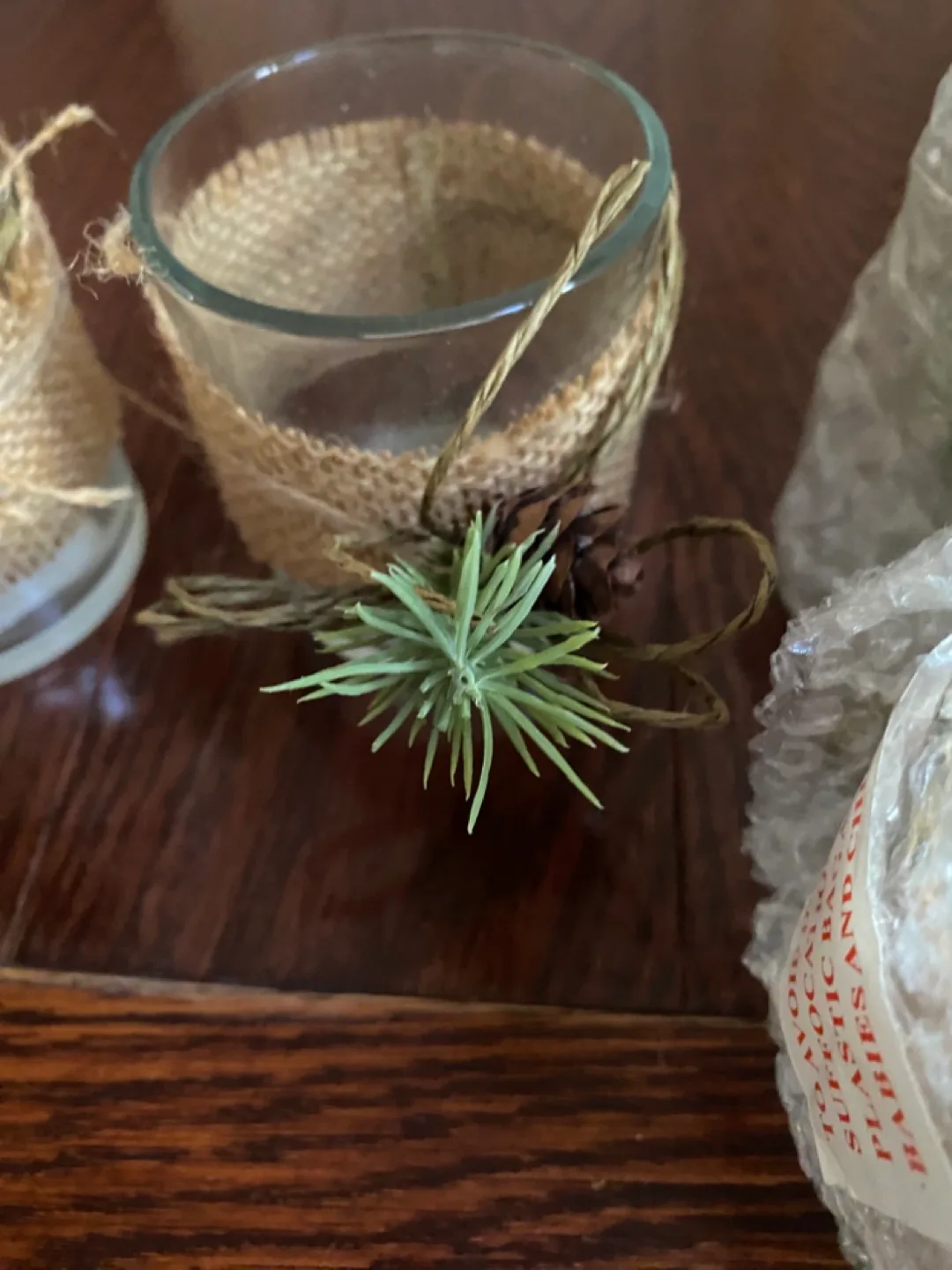 Set of 6 Glass Candle Holders image indicator(2)