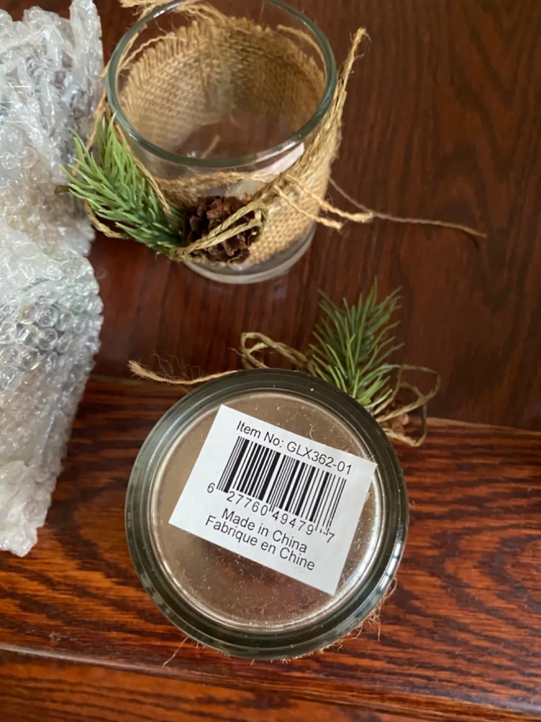 Set of 6 Glass Candle Holders image indicator(3)