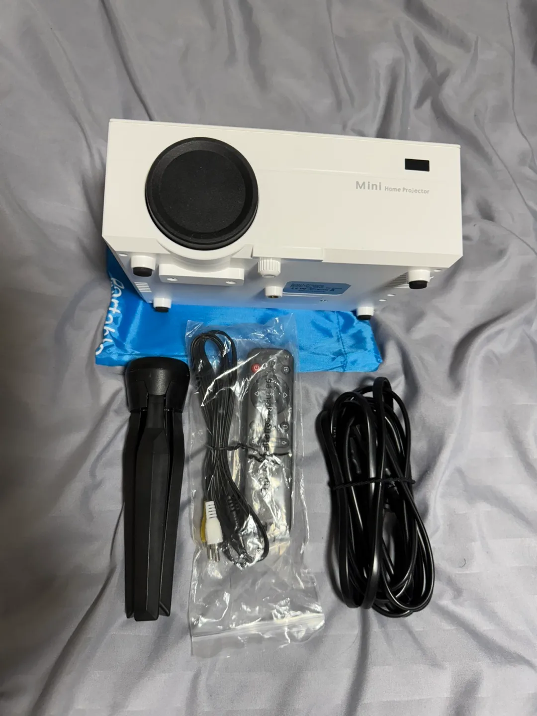 Mini Home Projector with Tripod and Remote thumbnail