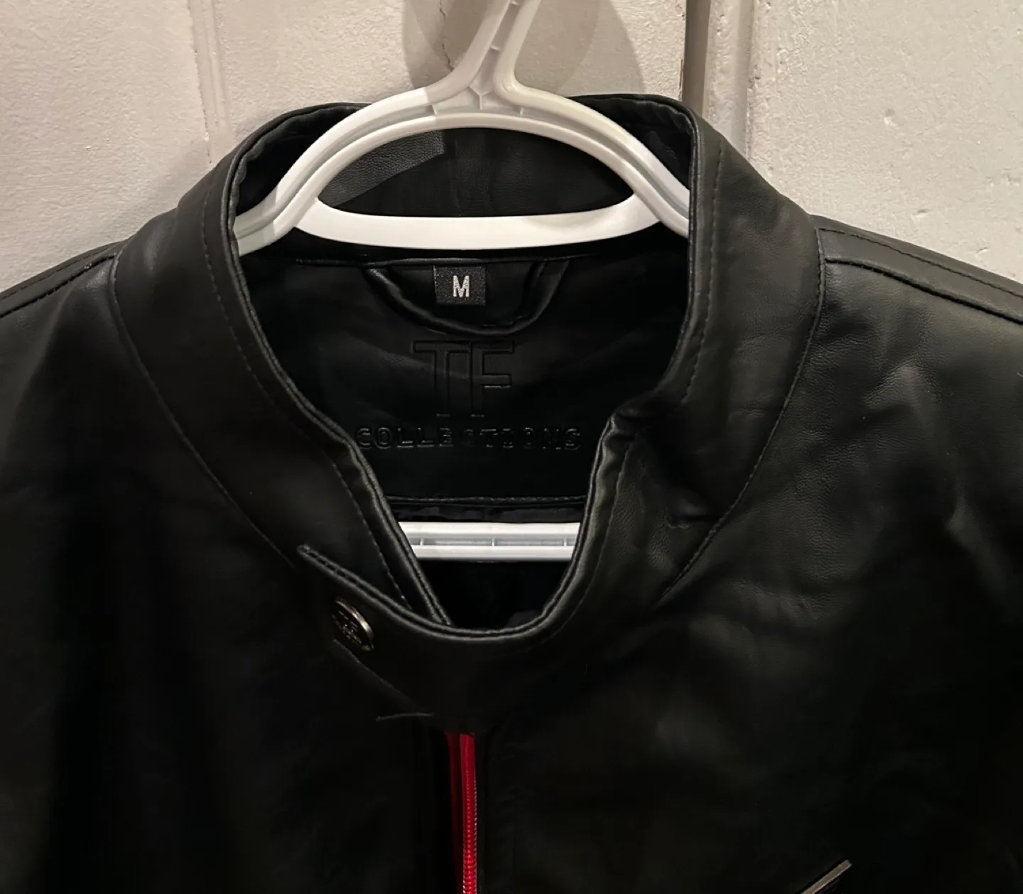 Women’s Black Faux Leather Jacket - Size M image indicator(2)
