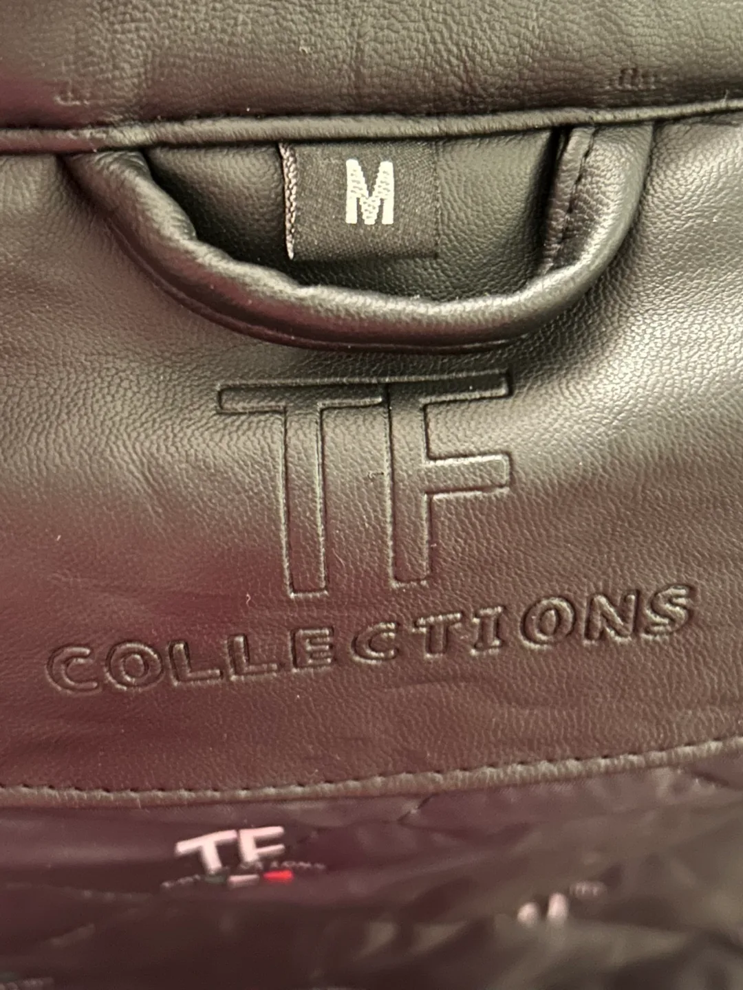 Women’s Black Faux Leather Jacket - Size M image indicator(4)