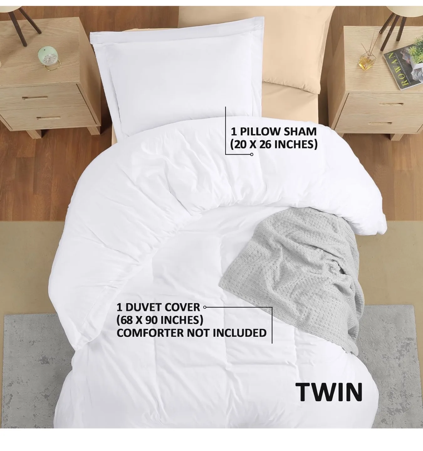 Utopia Bedding Duvet Cover Set - Twin image indicator(3)