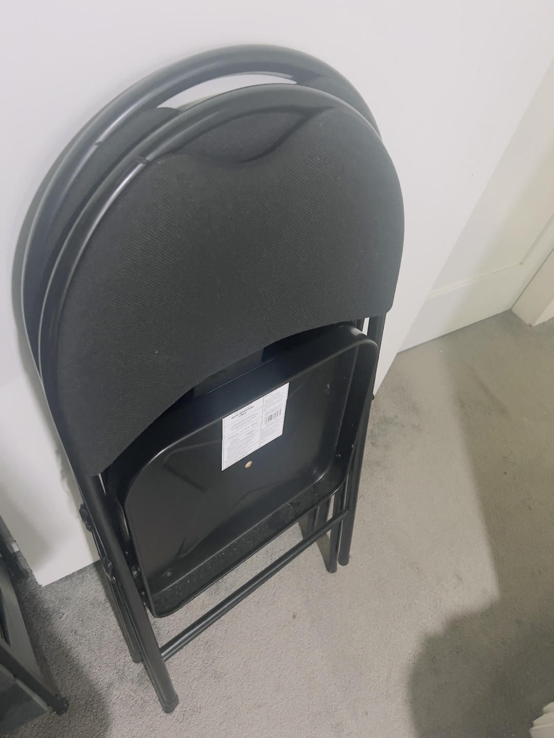 Black Folding Chair - photo 2