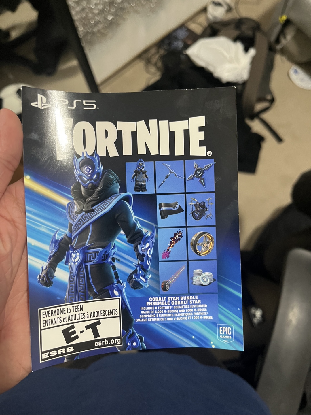 Fortnite Cobalt Star Bundle PS5 Code