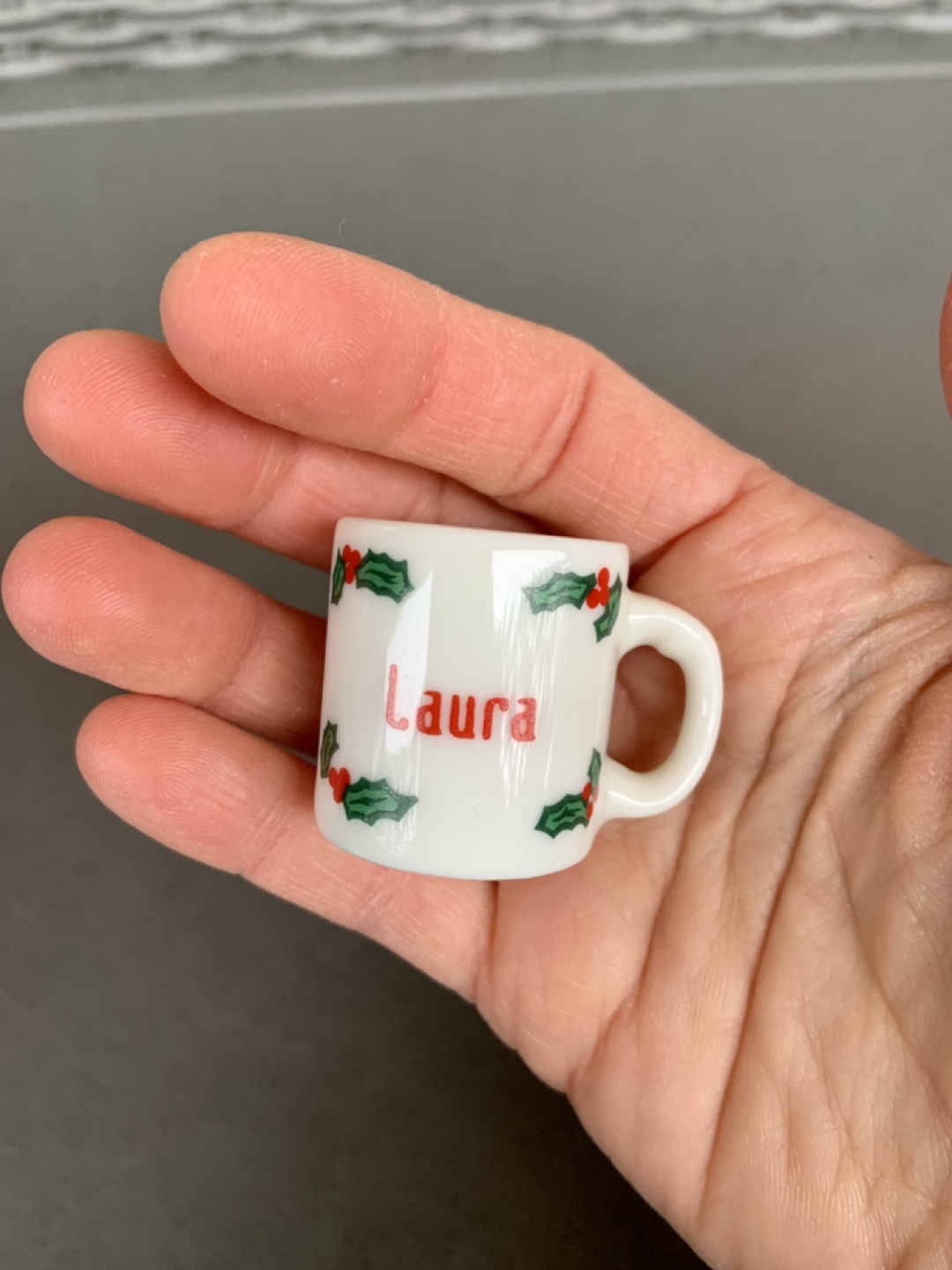Miniature Christmas Mug Ornament - photo 2