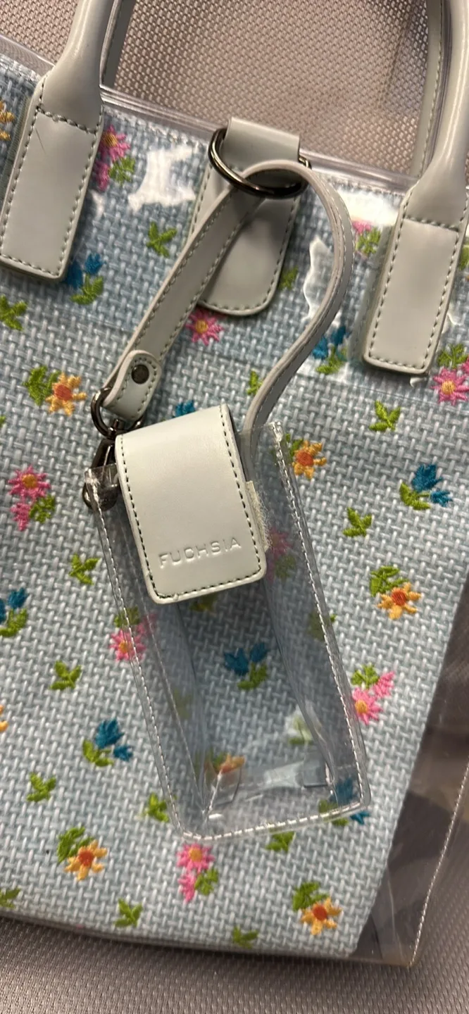 NEW Fuchsia Clear Tote Bag image indicator(2)