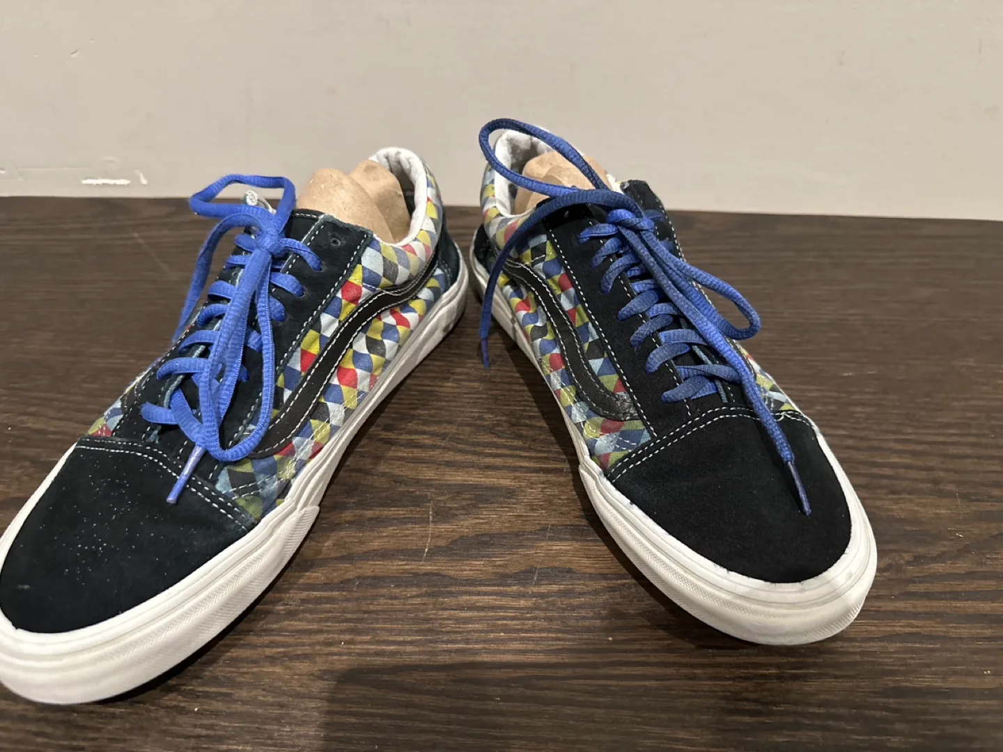 Vans Old Skool Checkerboard Pattern Sneakers🥕 image indicator(2)