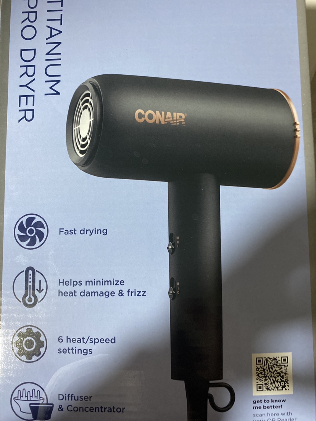 Conair Titanium Pro Hair Dryer