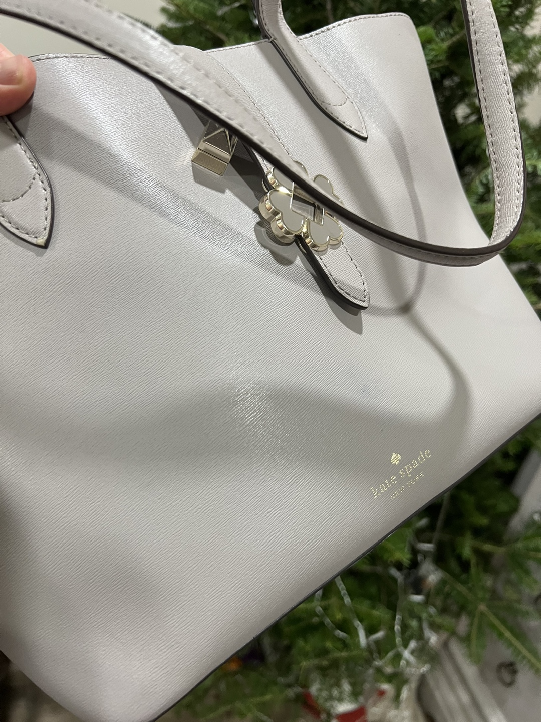 Kate Spade Light Grey Tote Bag medium - photo 4