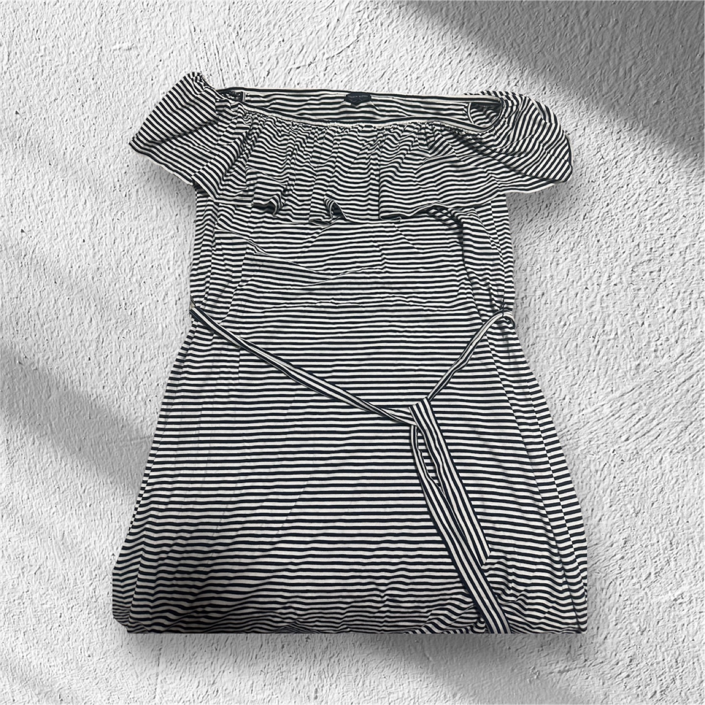 Tommy Hilfiger Striped Off the Shoulder Dress - photo 2