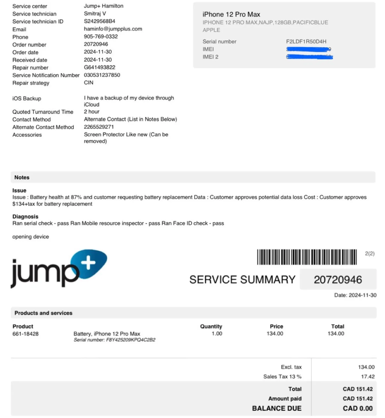 iPhone 12 Pro Max 100% Brand New Apple Battery image indicator(7)