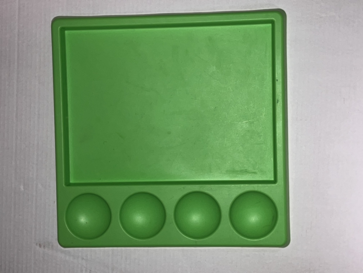 Green Plastic Paint Tray