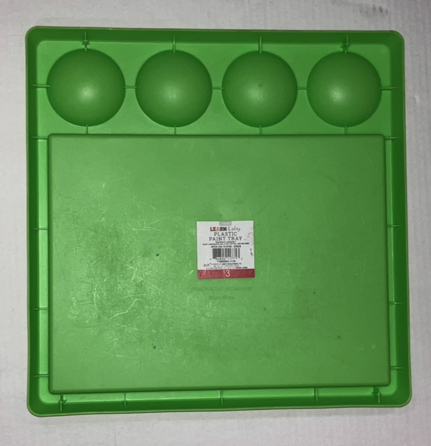 Green Plastic Paint Tray - photo 2