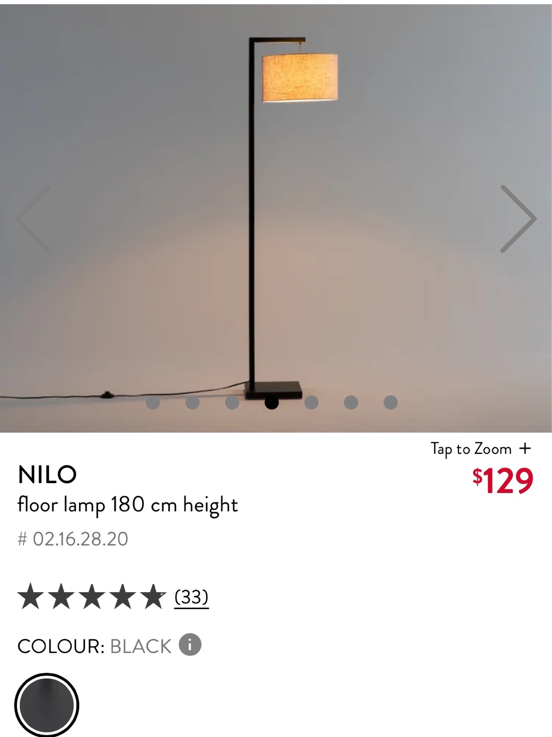 Structube NILO Floor Lamp 180 cm Height - photo 2
