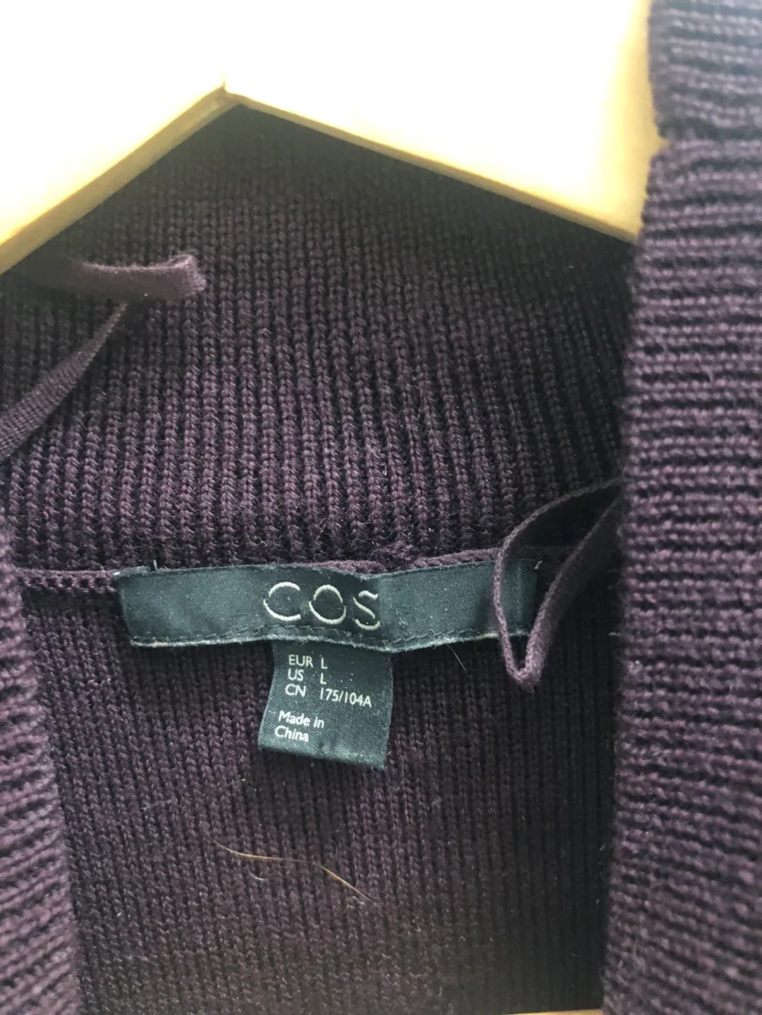 COS Purple Knit Sweater Dress image indicator(2)