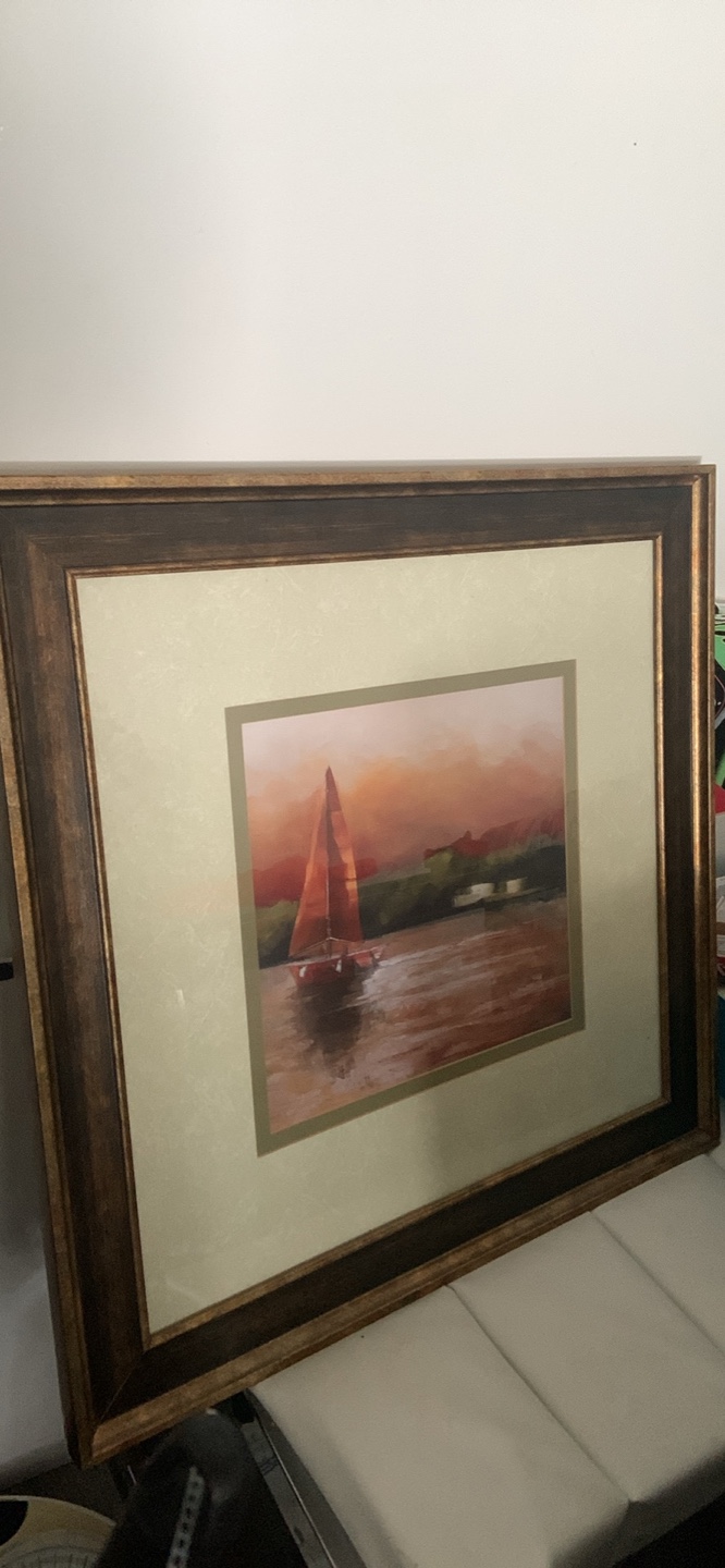 Free Framed Sailboat Art