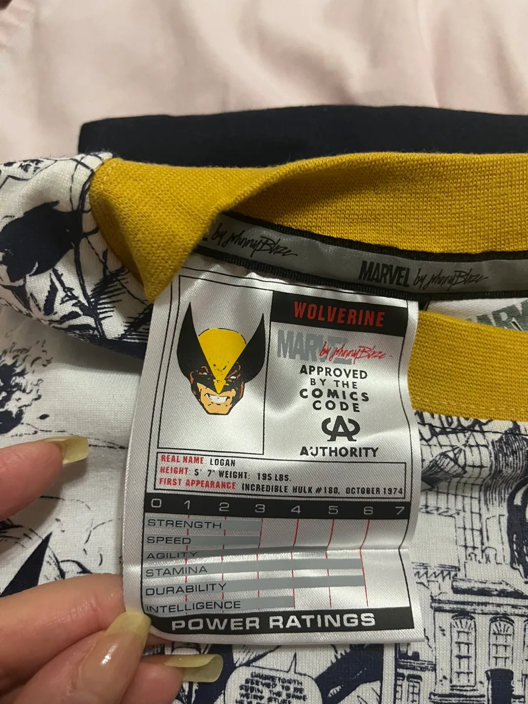 BNWT Marvel by Mighty Fine Wolverine T-Shirt image indicator(4)