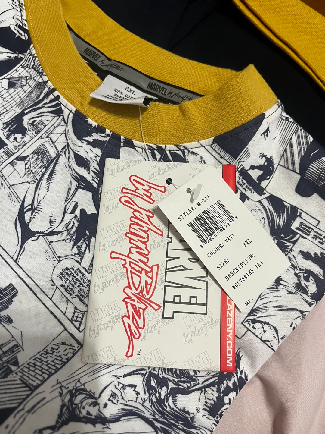 BNWT Marvel by Mighty Fine Wolverine T-Shirt image indicator(2)