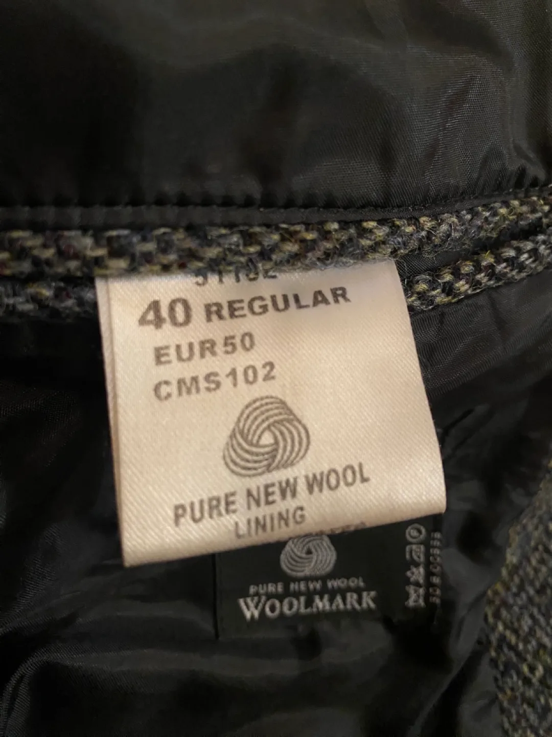 Harris Tweed Ridge Blue Herringbone Jacket Suit Blazer image indicator(4)