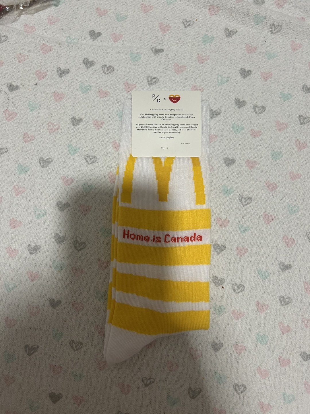 Peace Collective McHappy Day Socks