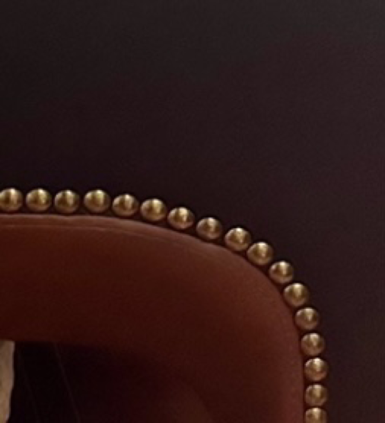 BLACK LEATHER SOFA - NAILHEAD TRIM - photo 4