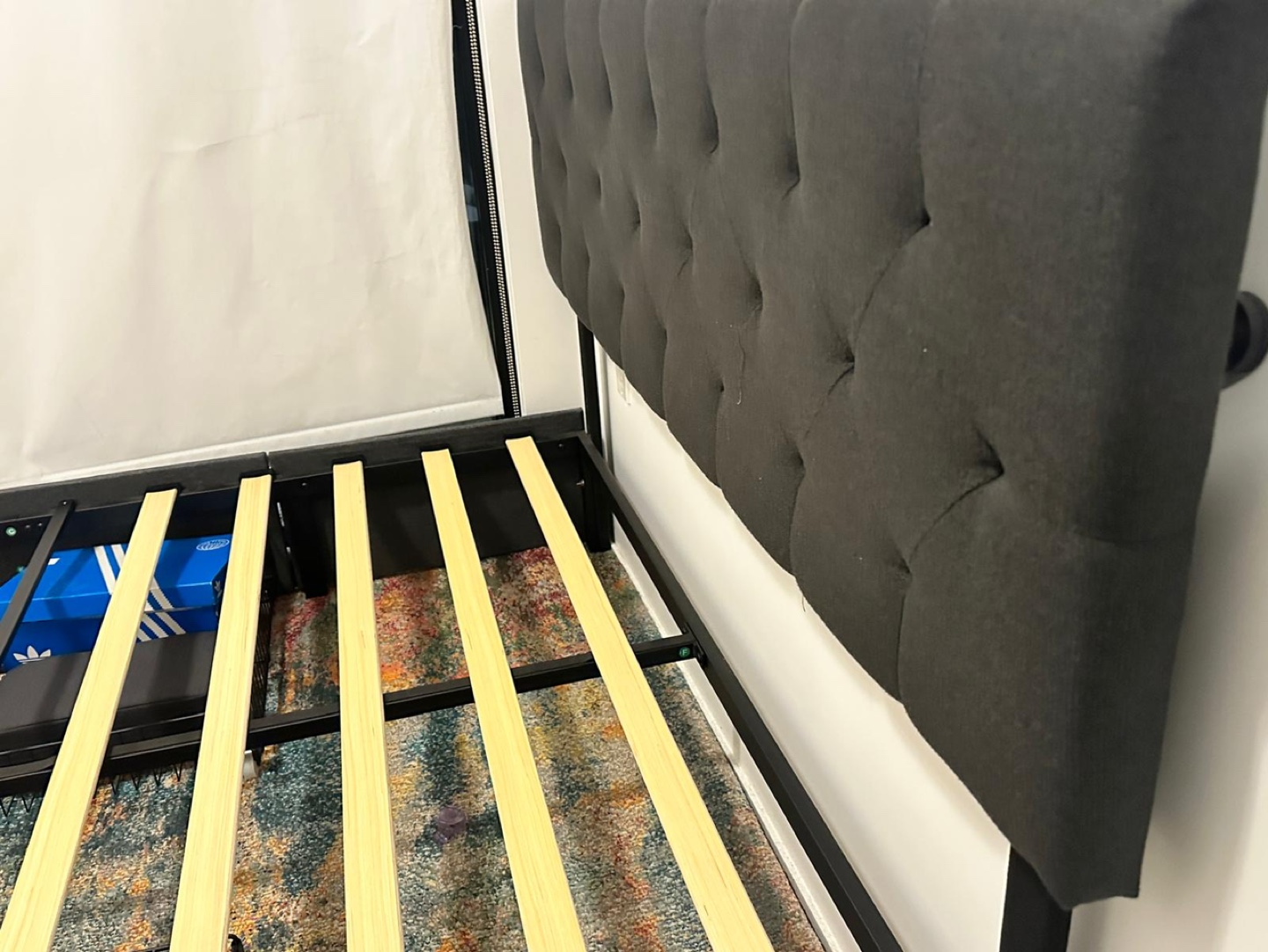Queen Size Bed Frame with Headboard - photo 3