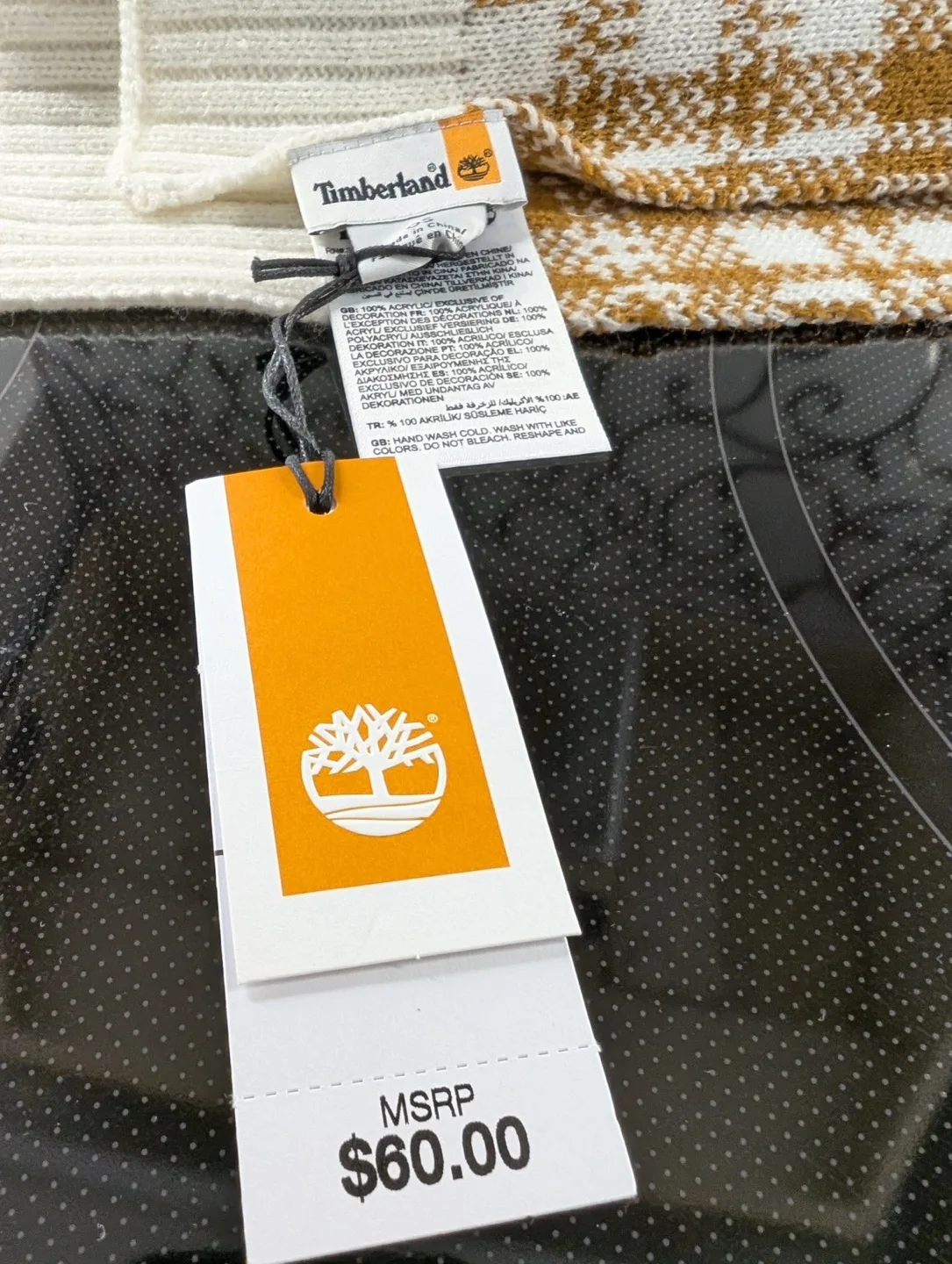 New Timberland Plaid Scarf image indicator(3)