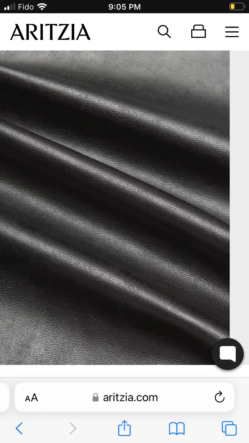 Aritzia Wilfred Daria faux leggings size large image indicator(2)