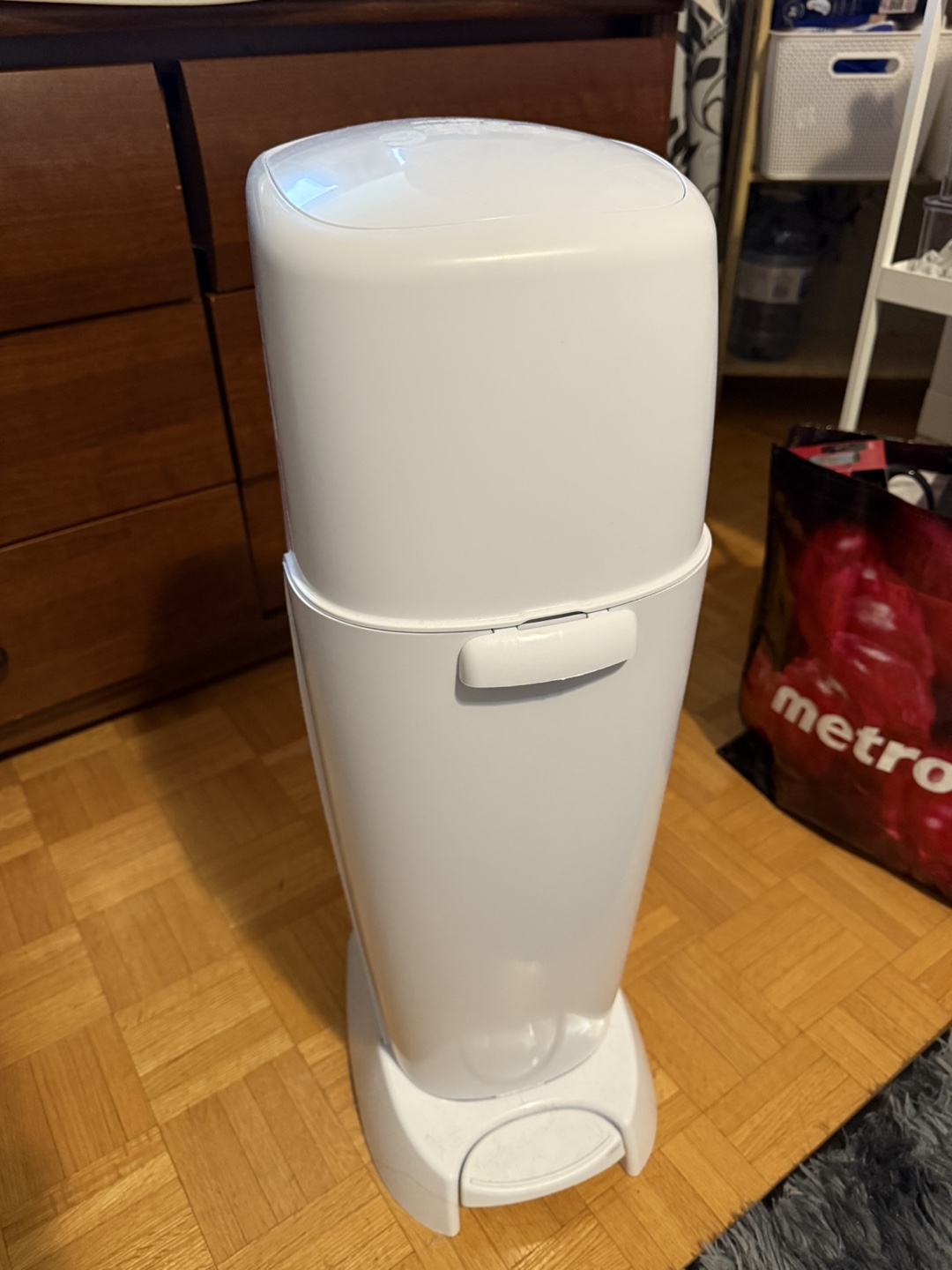 Diaper Pail Genie Elite (White)