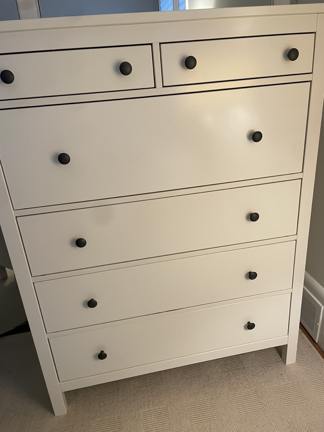 IKEA HEMNES 6-Drawer Chest White Stain
