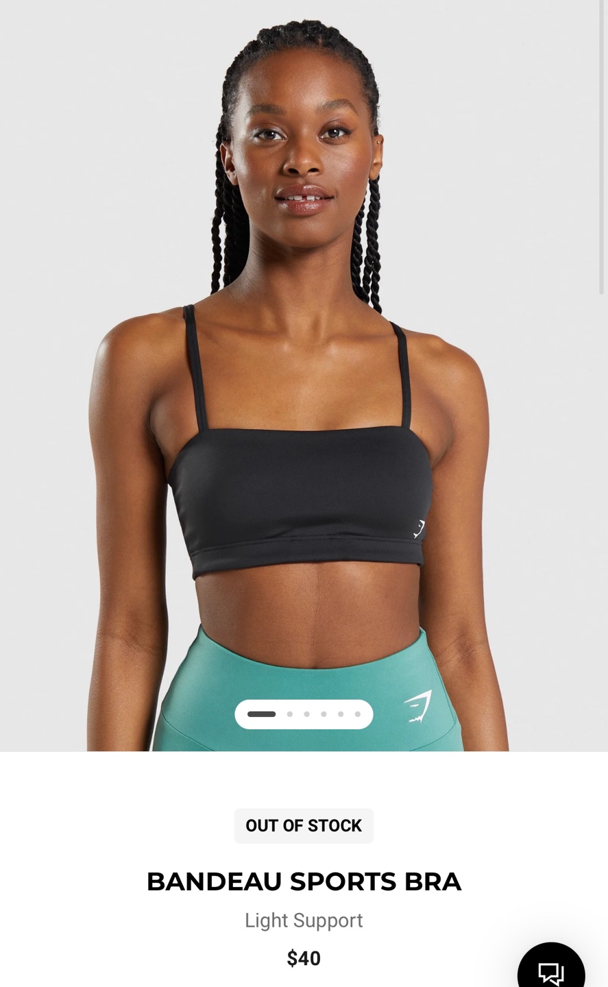 Gym Shark BANDEAU SPORTS BRA