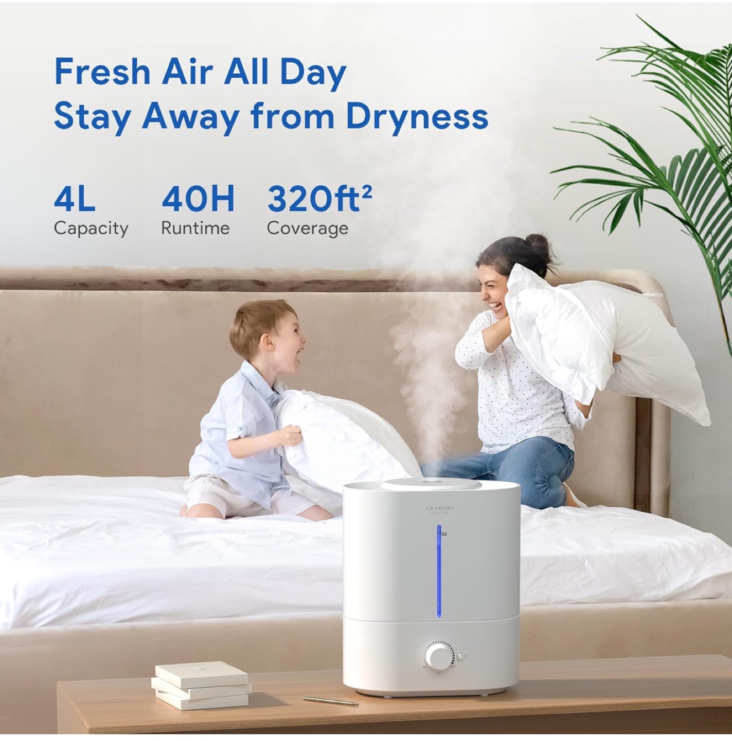 ASAKUKI Cool Mist Humidifier - photo 2