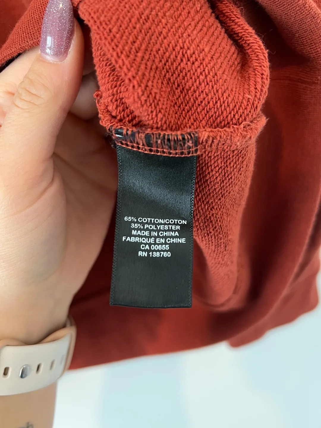 RW&CO Sweatshirt Cotton Sweater Size L image indicator(3)