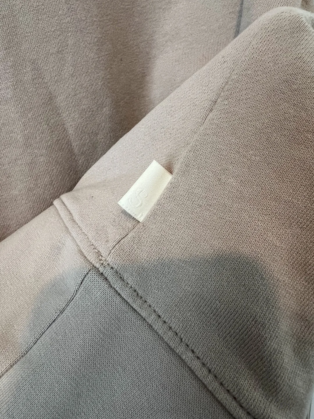 M&S 100% Cotton Sweatshirt Marks&Spencer cream sweater Size L image indicator(7)